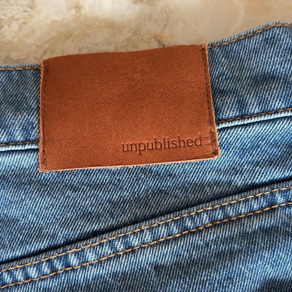 Unpublished Rae High Rise Straight Leg Jeans - Picture 8 of 12